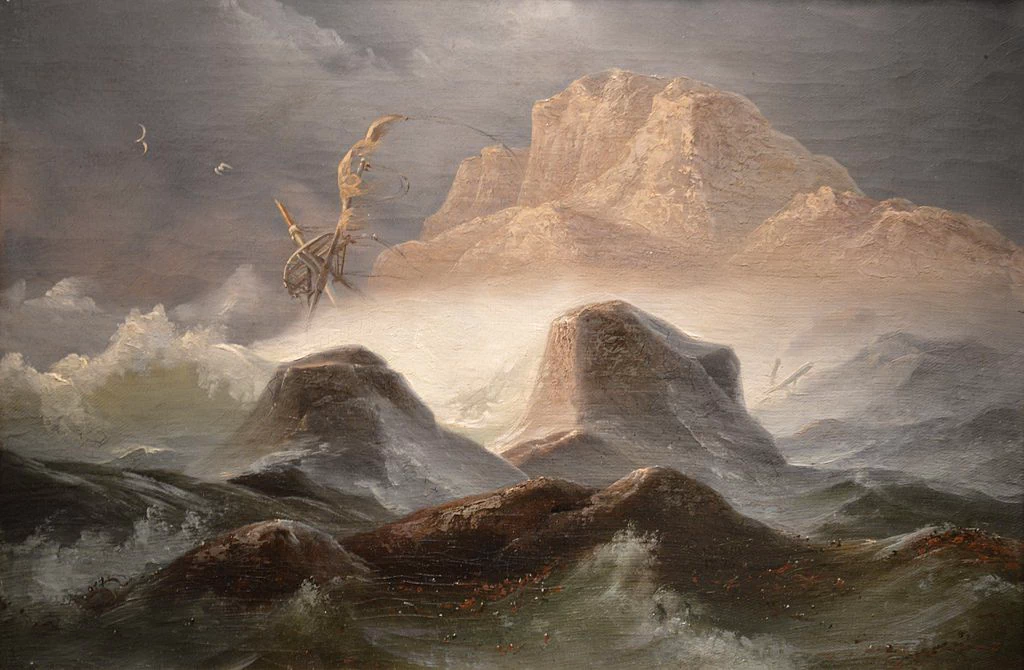 Tempesta sulla costa norvegese - Nationalmuseum, Stoccolma
